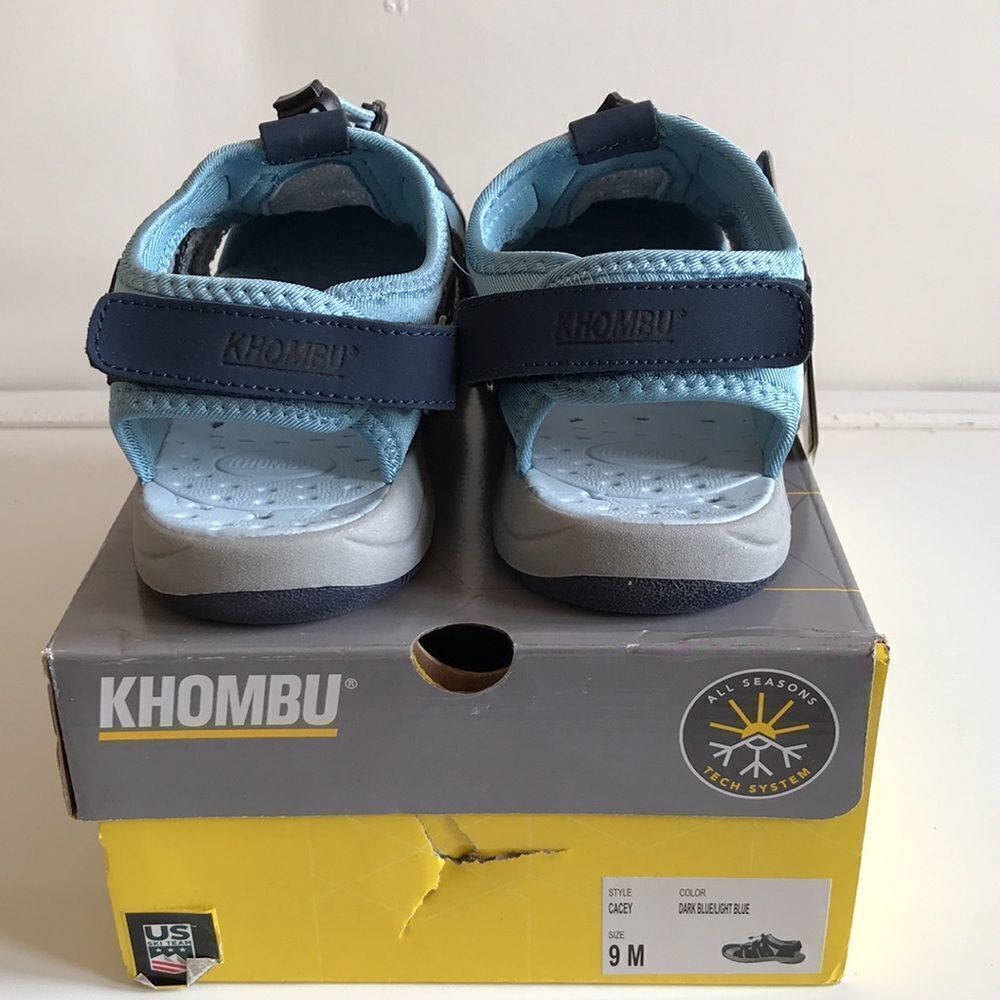 Khombu Cacey Sport Leather Cutout Sport Sandals - Picture 7 of 8